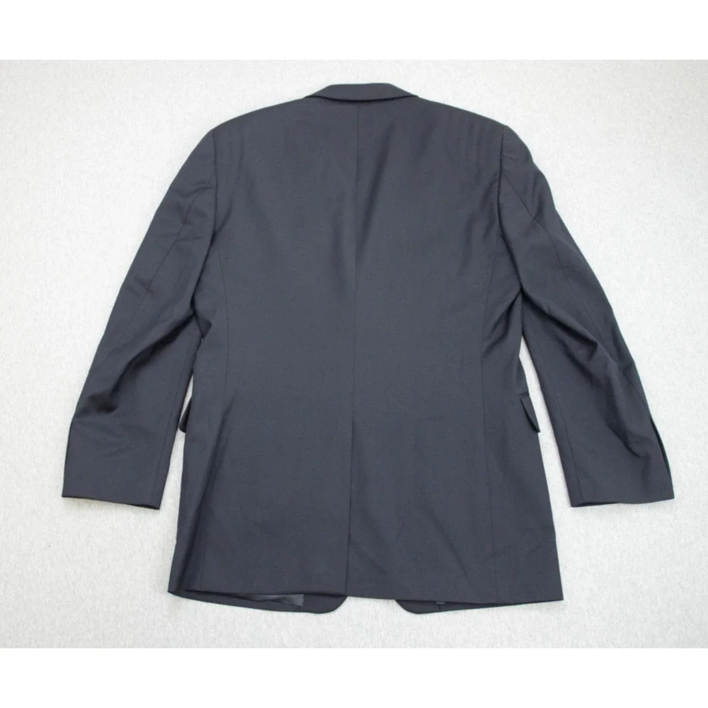 Jos A Bank Blazer Mens 38R Navy Blue 100% Wool Signature‎ 2 Buttons